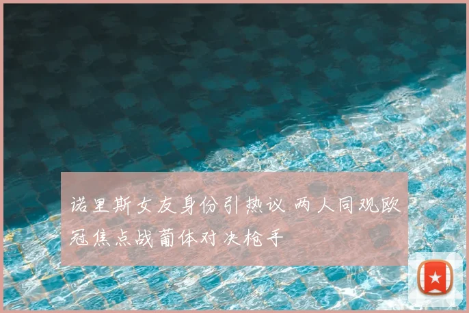 诺里斯女友身份引热议 两人同观欧冠焦点战葡体对决枪手